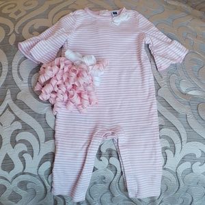 💞Janie and Jack Fancy One Piece with Bow💞